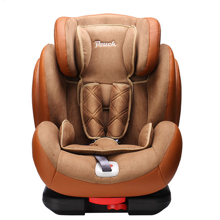 Pouch儿童安全座椅 isofix9个月-12岁 车载宝宝汽车坐椅欧标认证